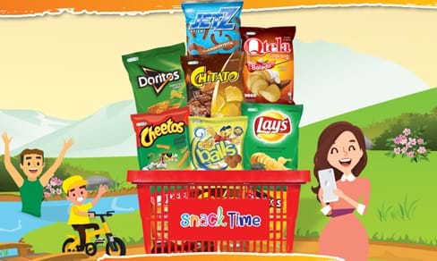 Promo launching official store Indofood Snack Time di Tokopedia